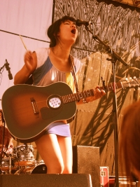 Thao Nguyen at Bumbershoot 2008, photo by Fense